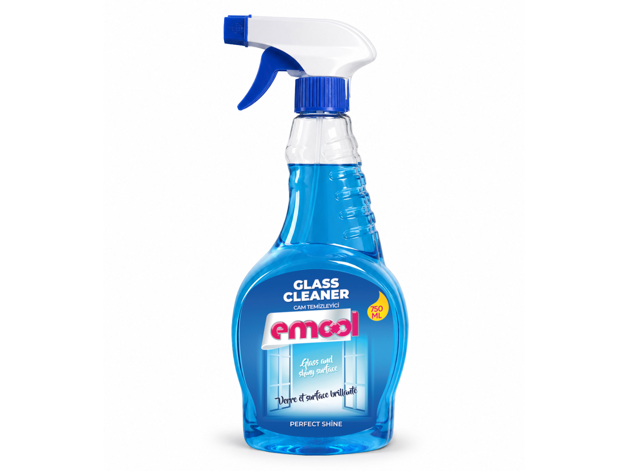 Emool Cam Temizleyici 750 ml | Emool Deterjan | Çamaşır Suyu, Yüzey Temizleyici, Gider Açıcı ve Hijyen Ürünleri Üreticisi | Yerli Temizlik ve Hijyen Ürünleri Üreticisi