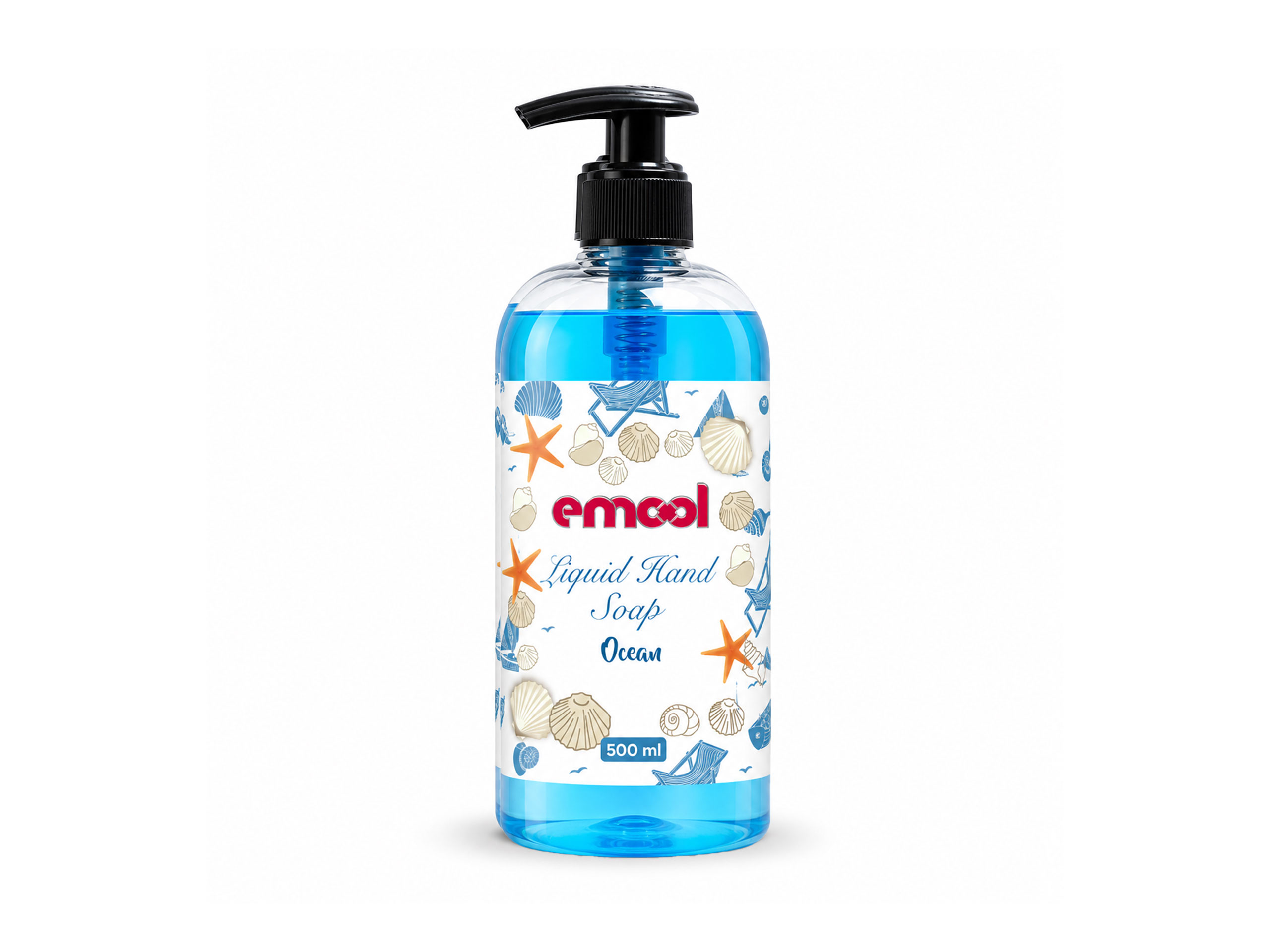 Emool Ocean Sıvı El Sabunu 500 ml | Emool Deterjan | Çamaşır Suyu, Yüzey Temizleyici, Gider Açıcı ve Hijyen Ürünleri Üreticisi | Yerli Temizlik ve Hijyen Ürünleri Üreticisi